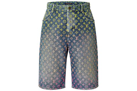 louis vuitton monogram print shorts